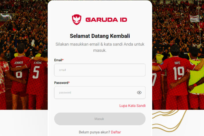 Cara Daftar Garuda ID